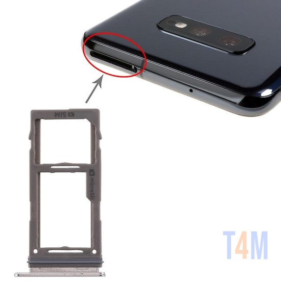 SIM HOLDER SAMSUNG S10/S10 PLUS PRETO